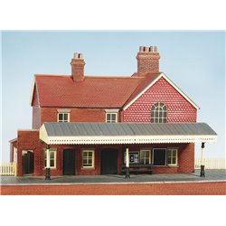 Country Station, Brick Built, With Platform