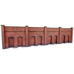 Brick retaining wall