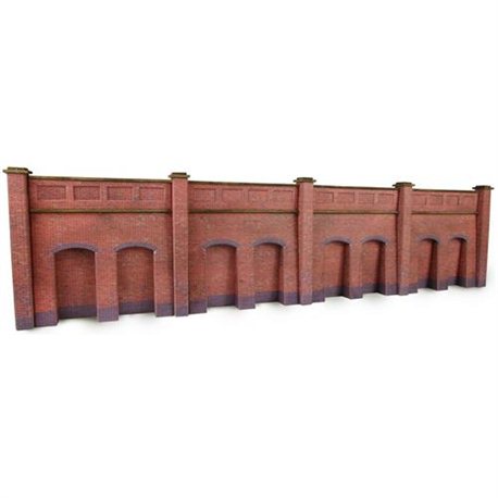 Brick retaining wall