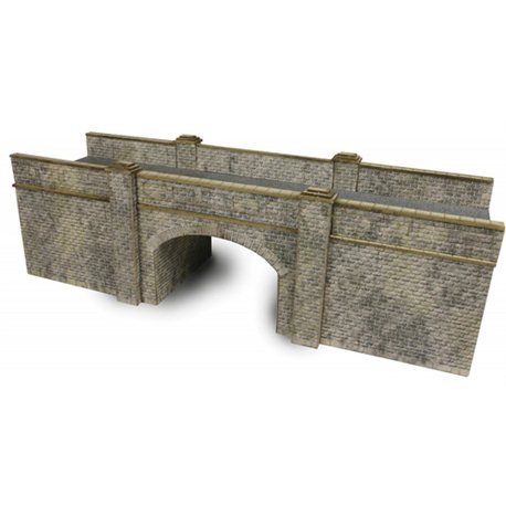 Stone style railway bridge