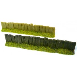 Light brown sleeper fencing
