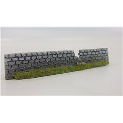 Garden damaged walling