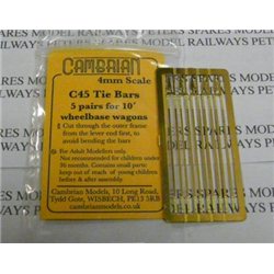 eteched tie bars