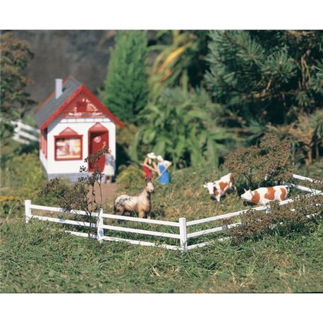 White Wooden Fencing