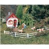 White Wooden Fencing