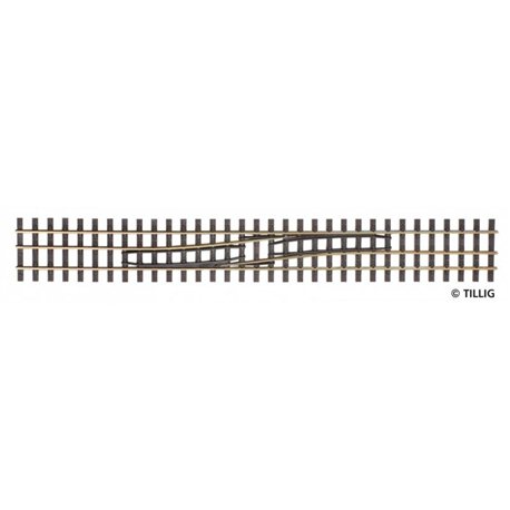 Dual gauge track Straight exchange HO HOe Right to Left