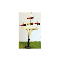 Triple post bracket (lower quadrant) (N Scale 1/148th)
