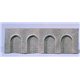 Arcade Wall Natural Stone with Round Arch