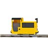 Unpowered mine locomotive body