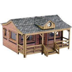 N Gauge Wooden Pavilion