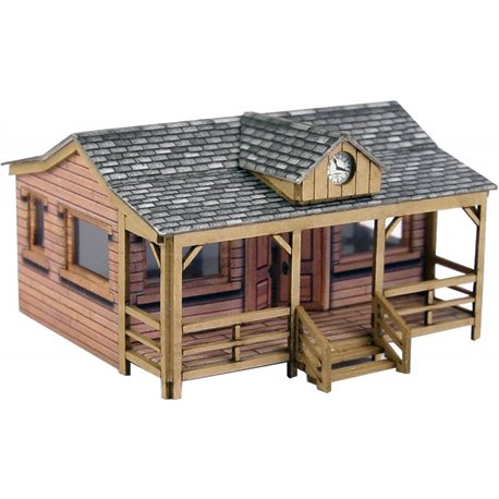 N Gauge Wooden Pavilion