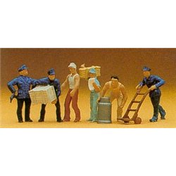 Delivery Men with Trolly & Loads (6)