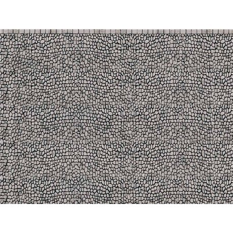 N Embossed card stone paving sheet 250x125mm