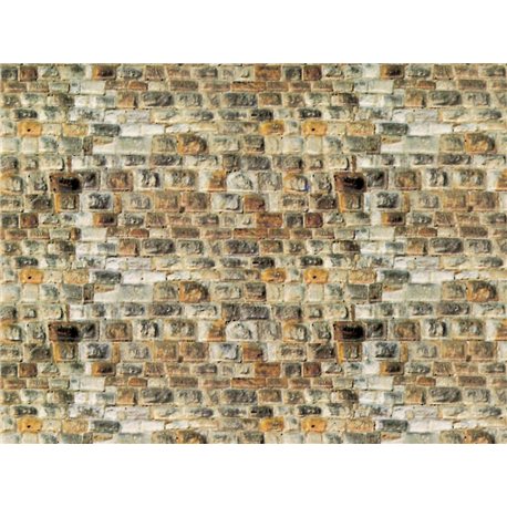 N Embossed card sandstone sheet 250x125mm