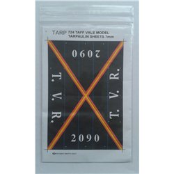 Pre-Group Wagon Tarpaulin Sheets – Taff Vale Rly - pack of 2