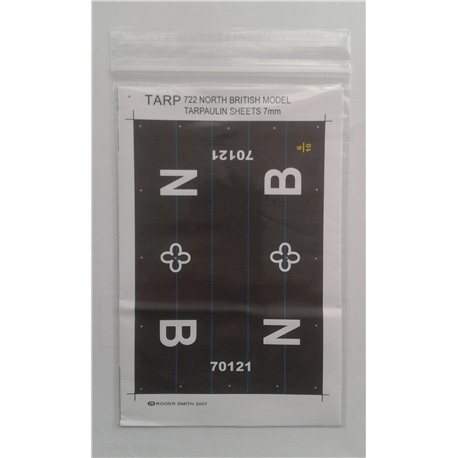 Pre-Group Wagon Tarpaulin Sheets -North British R/Way - pack of 2