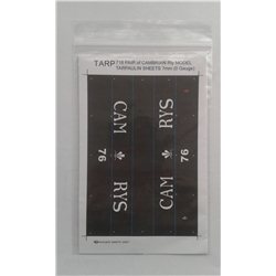 Pre-Group Wagon Tarpaulin Sheets –Cambrian Rlys - pack of 2