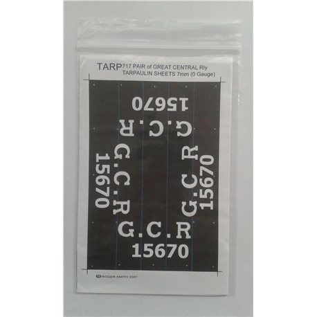 Pre-Group Wagon Tarpaulin Sheets – G.C. Rly. - pack of 2