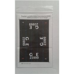 Pre.Group Wagon Tarpaulin Sheets – G.E.Rly. - pack of 2