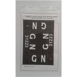 Pre-Group Wagon Tarpaulin Sheets – GNRly - pack of 2