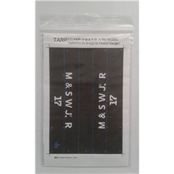 Pre-Group Wagon Tarpaulin Sheets – M.S.W.Rly - pack of 2