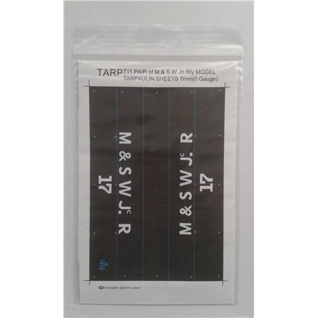Pre-Group Wagon Tarpaulin Sheets – M.S.W.Rly - pack of 2