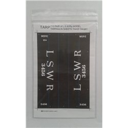 Pre-Group Wagon Tarpaulin Sheets – L.S.W.Rly. - pack of 2