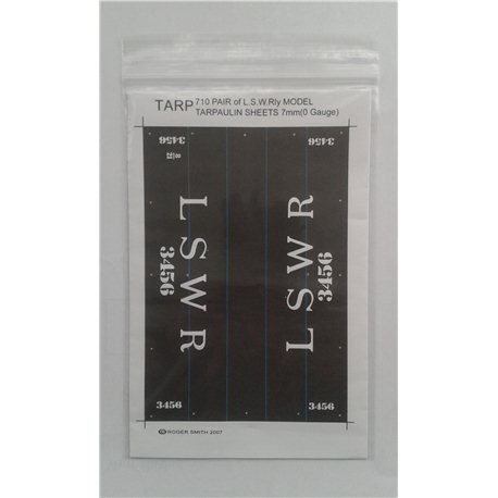 Pre-Group Wagon Tarpaulin Sheets – L.S.W.Rly. - pack of 2
