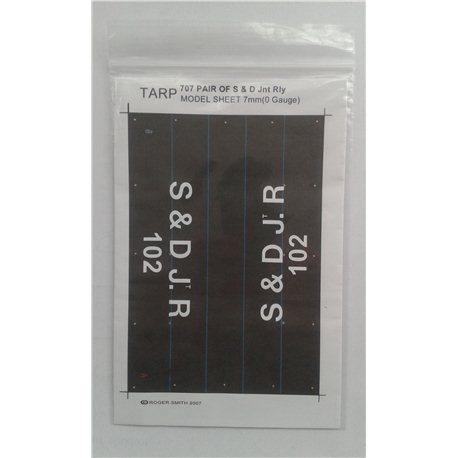 Pre-Group Wagon Tarpaulin Sheets – S D Jnt Rly. - pack of 2