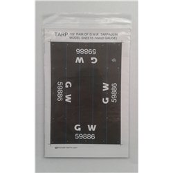 Wagon Tarpaulin Sheets – G.W.R - pack of 2