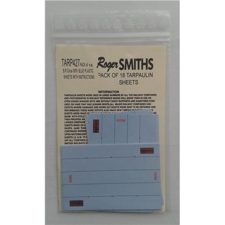BR (Blue,Post1967) Model WagonSheets - pack of 18