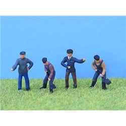 Painted loco crew
