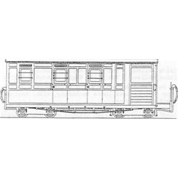 Brake/3rd Observation Bogie Coach
