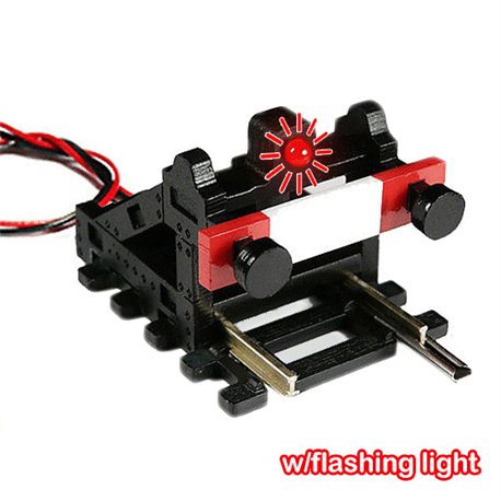 HO/OO Scale Buffer Stop w/Flashing Light (wired)