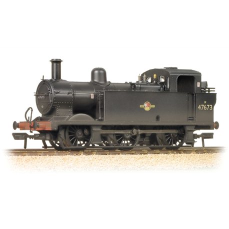 Fowler Class 3F 0−6−0 (Jinty) 47673 BR Black Late Crest Weat