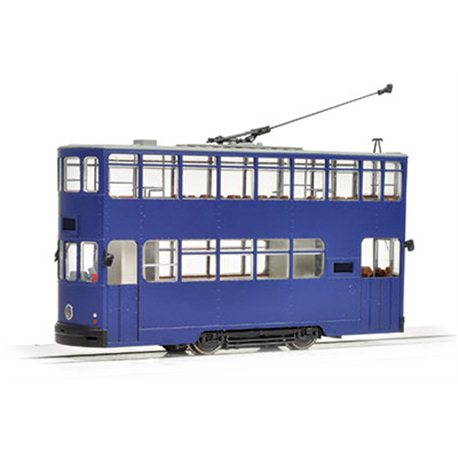 Blue tram