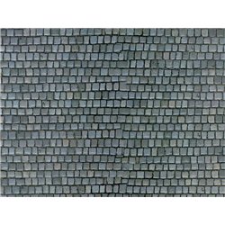 HO Cobblestone embossed card sheet 250x125mm