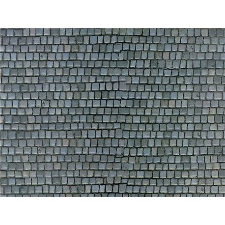 HO Cobblestone embossed card sheet 250x125mm