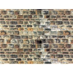 HO Grey Sandstone embossed card sheet 250x125mm
