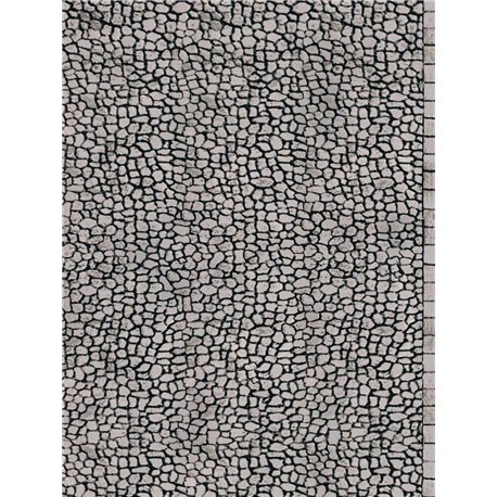 HO Cobblestone embossed card sheet 250x125mm