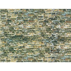 N Embossed card natural stone wall sheet 250x125mm