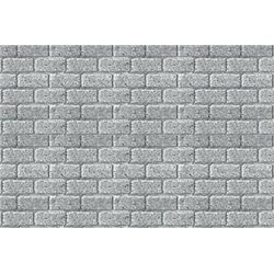 Concrete Block Plastic Pattern Sheet HO Gauge