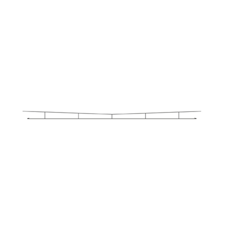 OO/HO Catenary Contact Wires 5 x 380mm