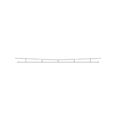 OO/HO Catenary Contact Wires 5 x 340mm
