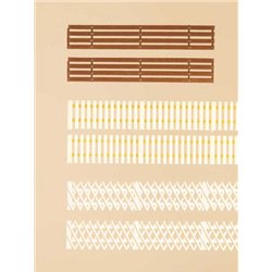 HO Wooden fences