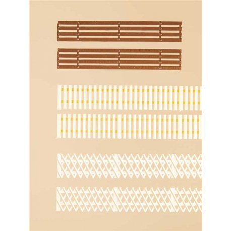HO Wooden fences