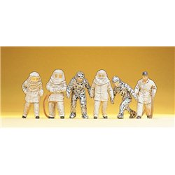 Firemen In Silver Protective Suits