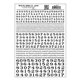Numbers Roman RR Black Dt
