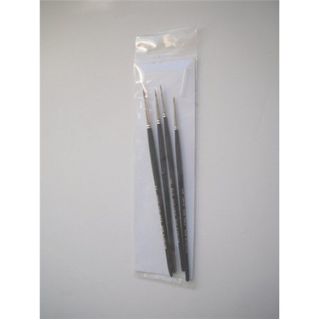 JAVIS SABLE BRUSH SET 5/0,3/0,0 & 2