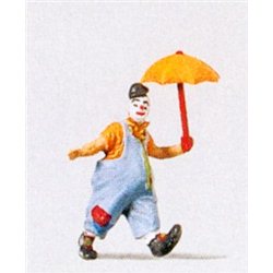 Clown with Umbrella